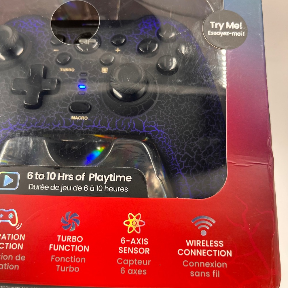 Press Play Wireless LED Gaming Remote Controller for‎ Nintendo Switch Android PC - Picture 3 of 3